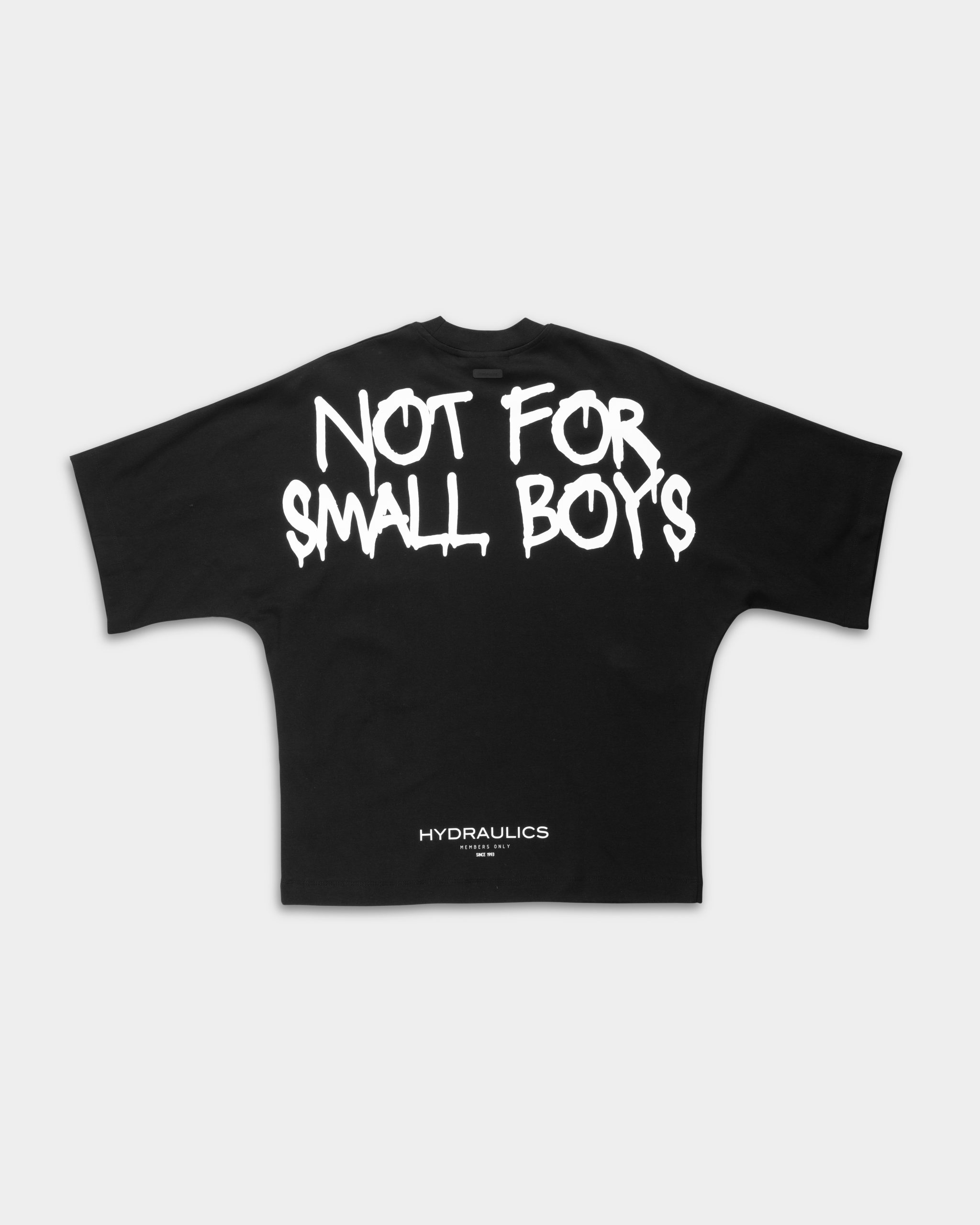 Men's Not For Small Boys Super Oversized T Shirt Black |